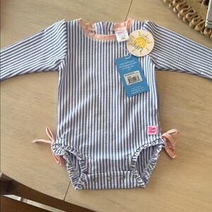 Periwinkle Blue and pink poka dots